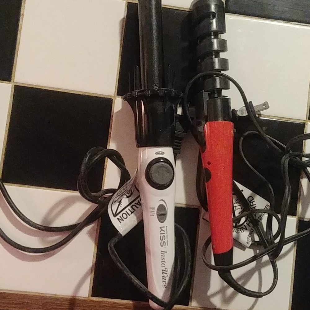 Kiss instant wave curling iron And Remington